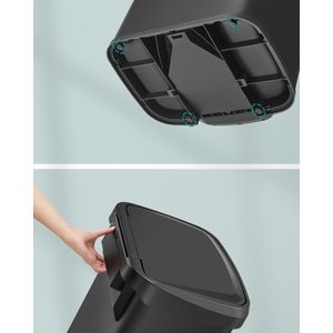 Produktbild für Mülleimer Songmics LTB530B5002, schwarz