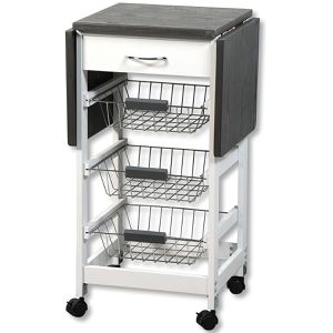 Küchenwagen Kesper 25816, weiß / grau