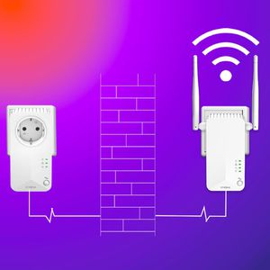 Produktbild für Powerline Strong 600 Duo Wi-Fi, POWERLWF600DUOEUV2