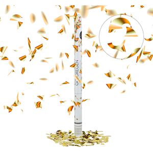 Konfetti Relaxdays 10020857, XXL Party-Popper, aus Folie