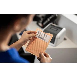 Produktbild für Brother-Etiketten Brother BDE-1J026076-102, weiß