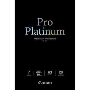 Fotopapier Canon PT-101 Pro Platinum, für Inkjet, A3