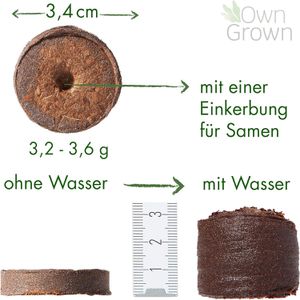 Produktbild für Quelltabletten OwnGrown BEGR-300151, 40 Stück