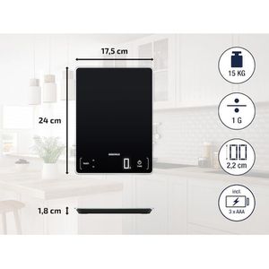 Produktbild für Küchenwaage Soehnle Page Profi 100, Tara-Funktion, Teilung 1 g