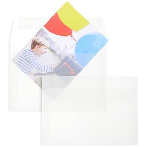 Produktbild für Briefumschläge Blanke weiß/transparent, B6