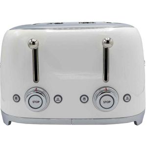 Toaster Smeg TSF03WHEU 50er Retro Style, mit 6 Röststufen