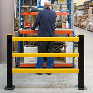 Produktbild für Rammschutzgeländer Moravia Hybrid, starr