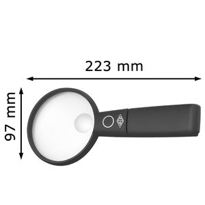 Produktbild für Lupe Wedo 2717565 LED, mit Licht