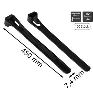 Produktbild für Kabelbinder Good-Connections KAB-R45S74,Kunststoff