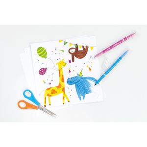 Produktbild für Filzstifte Folia 2 in 1, Doppelfasermaler, 381009