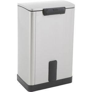 Produktbild für Mülleimer EKO E-Cube, VB 926840, matt silber