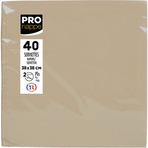 Produktbild für Servietten PROnappe SV623842I, schnurbraun