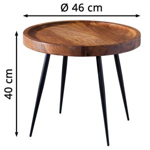 Produktbild für Beistelltisch Wohnling WL5.674, sheesham