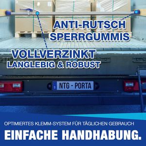 Produktbild für Rundsperrbalken NTG LS8584, Klemmbalken, Aluminium