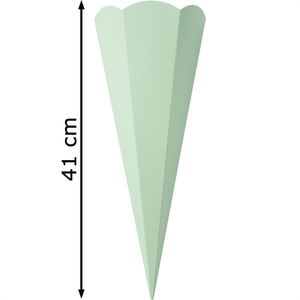 Produktbild für Schultüte Folia 94525 Rohling, mint