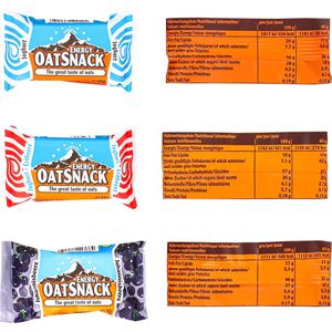 Produktbild für Müsliriegel Energy-Oat-Snack Mix Box mit 15 Sorten