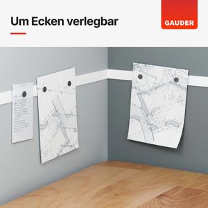 Produktbild für Magnetband Gauder Metallband, weiß
