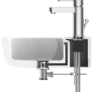 Produktbild für Waschtischarmatur Schütte Elephant, verchromt