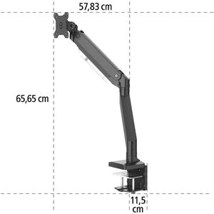 Produktbild für Monitorhalterung Hama 118497, VESA 75x75 &amp; 100x100 mm