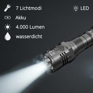Produktbild für Taschenlampe Nitecore P20iX Precise LED, aufladbar