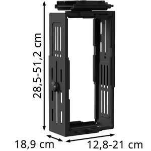 Produktbild für PC-Halterung FlexiSpot CH1B, schwarz, drehbar