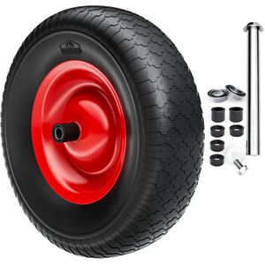 Schubkarrenrad Gardebruk 4.80/4.00-8, pannensicher Vollgummi