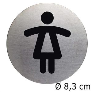 Produktbild für Hinweisschild Durable 4904-23 Picto, Edelstahl