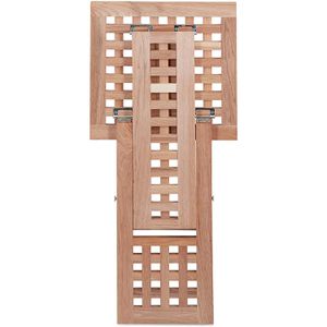 Produktbild für Beistelltisch Relaxdays 10021328, braun, aus Holz / Metall