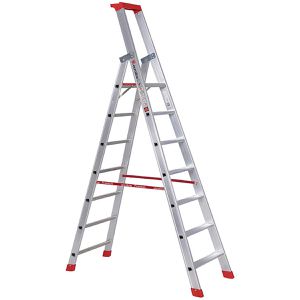 Produktbild für Stehleiter Euroline Nr. 32577, 3257707, mit Plattform