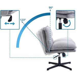Produktbild für Loungesessel hJh-OFFICE Criss-Cross 20, 670693, dunkelgrau