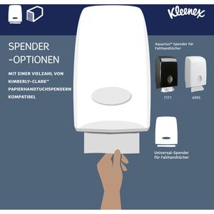 Produktbild für Papierhandtücher Kleenex Ultra, 6710, 3-lagig