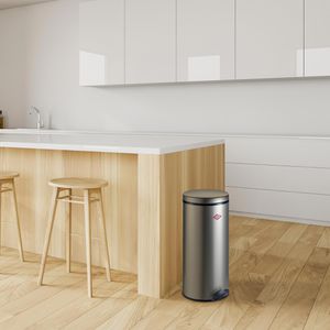 Produktbild für Mülleimer Wesco Gastro 127, neusilber