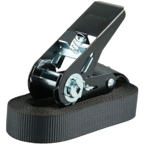 Produktbild für Spanngurt Sandax 306, schwarz, mit Ratsche