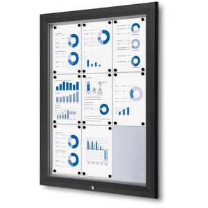 Produktbild für Schaukasten Showdown-Displays schwarz, B1, außen