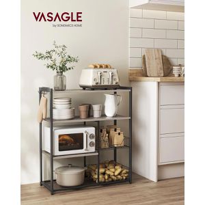 Produktbild für Küchenregal Vasagle KKS096B02, graubraun