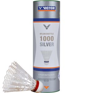 Badminton-Bälle VICTOR Nylon Shuttle 1000 Silver