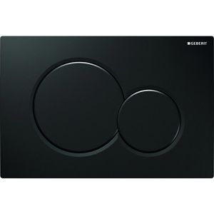 Betätigungsplatte Geberit Sigma01, schwarz