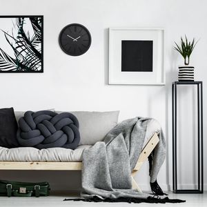 Produktbild für Wanduhr Relaxdays Kunststoff, analog, Quarzuhr