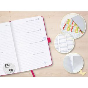Produktbild für Taschenkalender Sigel 7J102, Jolie Aqua Green, Jahr 2027