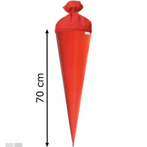 Produktbild für Schultüte Roth 667032, Rohling, rot