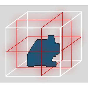 Produktbild für Kreuzlinienlaser Bosch 0601063S00, GLL 3-80, 3 x 360°
