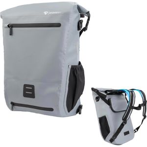 Produktbild für Gepäckträgertasche Radgeist RG-HB-GR-26, grau, 22 Liter