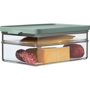 Produktbild für Aufschnittbox Mepal Omnia Kühlschrankdose Duo, aus Kunststoff