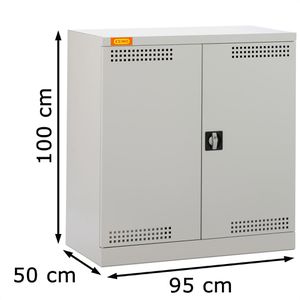 Produktbild für Umweltschrank CEMO 10/10, 11000, lichtgrau