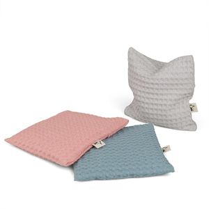 Produktbild für Wärmekissen GRÜNSPECHT grau, 13 x 13 cm, mit Rapssamen