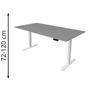 Schreibtisch Kerkmann Move 3, graphit / silber