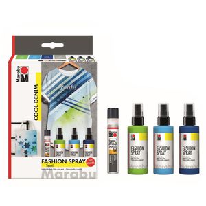 Stoffmalfarben Marabu Fashion Spray, Cool Denim