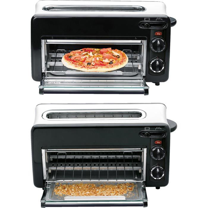 Tefal Minibackofen Toast n Grill, TL 6008, 1300 Watt, mit Toaster ...