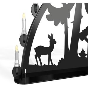 Produktbild für Schwibbogen XXL-Schwibbogen Waldhaus, outdoor