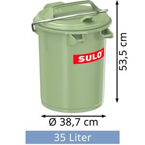 Produktbild für Mülleimer Sulo SME 35L 1062804, grün